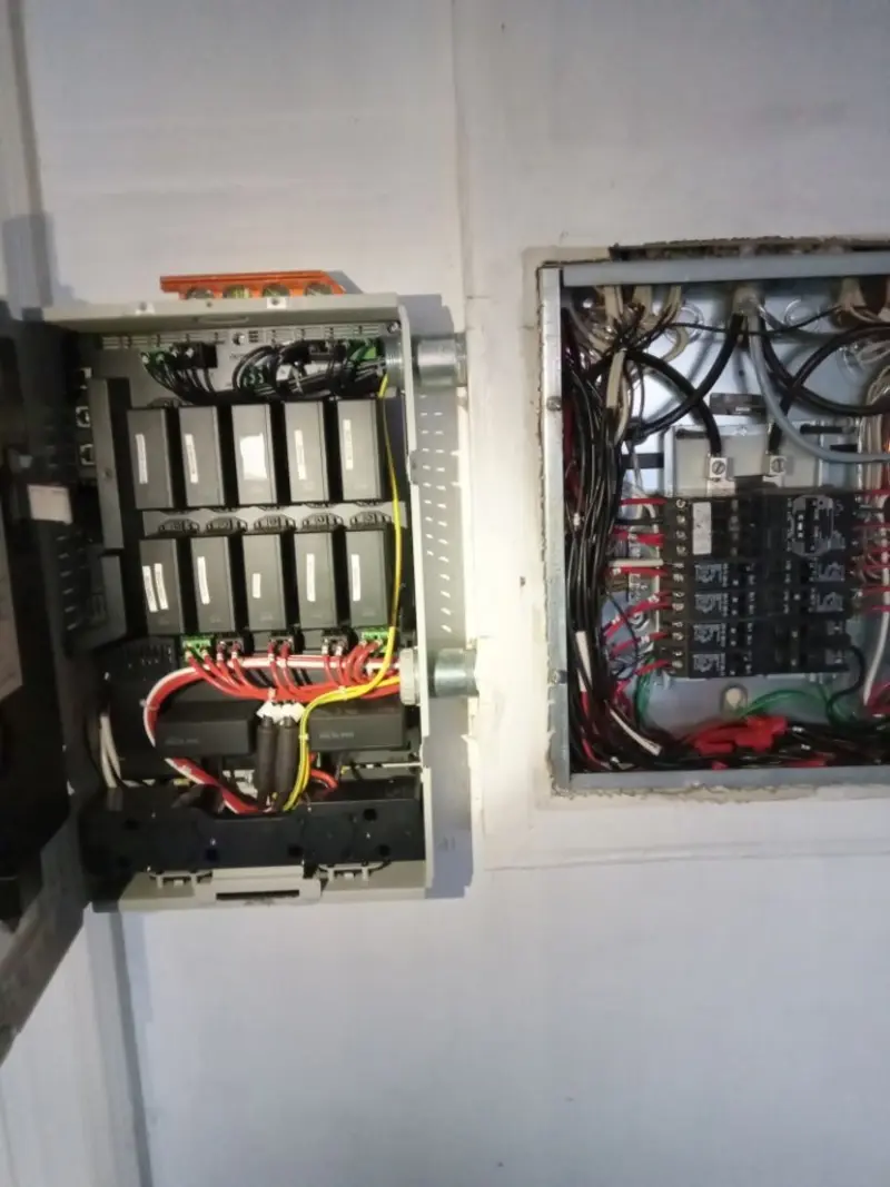 Electrical panel upgrade completed for Ring Doorbell Installation in Brookhaven